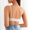 thumbnail image 4 of qolati Women's Front Closure T-Shirt Bra Seamless Full-Coverages No Underwire Lightly Padded Bras Wireless Comfortable Breathable Push Up Everyday Bras, 4 of 9