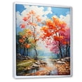thumbnail image 2 of Designart "Maple Liveliness Palette" Tree Maple Floater Framed Wall Decor, 2 of 5