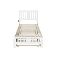 thumbnail image 4 of AFI Tahoe Twin-XL Wood Platform Bed with Headboard Footboard & Twin-XL Trundle, White, 4 of 7