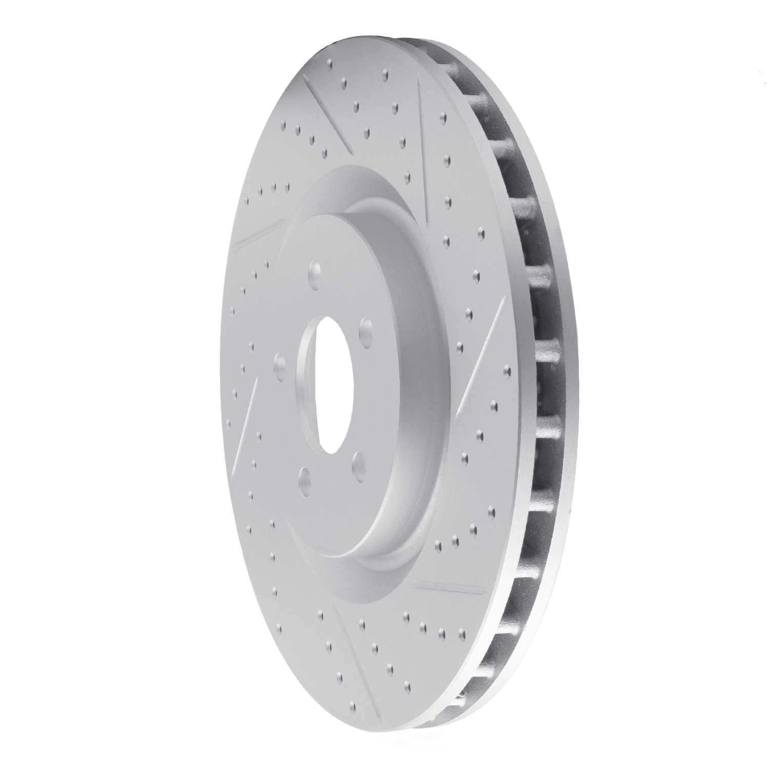 Dynamic Friction Company 830-54060R DFC Geoperformance Rotor - Drilled and Slotted