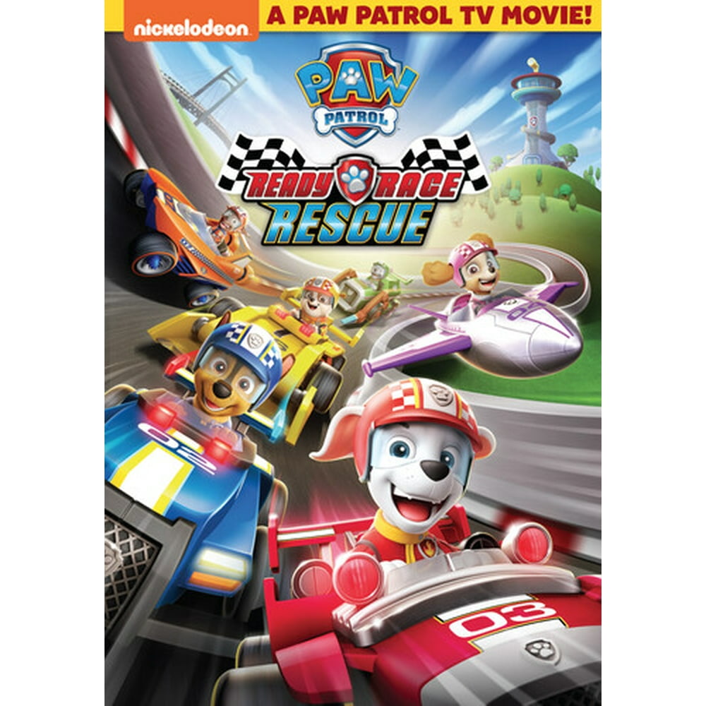 paw patrol ready race rescue mobile pit stop team vehicle with sounds