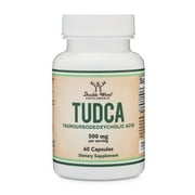 TUDCA Liver Support Supplement, (60 Capsules, 250mg) Genuine Bile Acid TUDCA With Strong Smell and Taste by Double Wood Supplements
