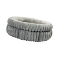 thumbnail image 4 of Bothyi Round Dog Bed Snooze Autumn Dog Cushion Bed for Chihuahua Cats Kitten gray 50cmx50cmx18cm, 4 of 8