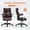 Brown, variant on HAWGUAR Big and Tall Office Chair with Adjustable Arm High Back Executive Chair 500 lbs Leather Heavy Duty Managerial Chair for Working Gaming
