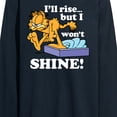 thumbnail image 3 of Garfield - Rise But Won't Shine - Men's Long Sleeve T-Shirt, 3 of 5