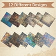 thumbnail image 5 of 24 Sheets Dark Aesthetic Scrapbook Paper Pad 6 Inch Vintage Texture Decorative Craft Background Paper, 5 of 9