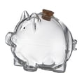 thumbnail image 4 of simhoa Borosilicate Glass Money Saving Container Sturdy Multifunctional 1cm Opening Transparent, 4 of 8