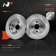 thumbnail image 4 of A-Premium Front Disc Brake Rotors and Pads Kit Compatible with Toyota Corolla 1998-2002 Chevrolet Priam 1998-2002, 1.8L, 4 of 9
