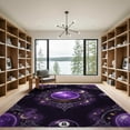 thumbnail image 2 of ODIKA Crystal Swirling Galaxy Decorative Accent Low Profile Flatwoven for Great Room, Indoor Open Concept, Large Living, 2 of 7