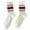 Red, variant on Xijirk Women Crew Socks with Triple Stripe Ribbed Knit Soft Breathable Stretch Fabric for Casual School Everyday Outfit Wear,Red,A