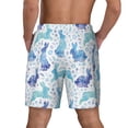 thumbnail image 4 of Uemuo Rabbit2 Pattern Mens Swim Trunks Quick Dry Board Shorts with Mesh Lining, Stretch Beach Shorts Quick Dry No-Chafing Board Shorts-3X-Large, 4 of 9