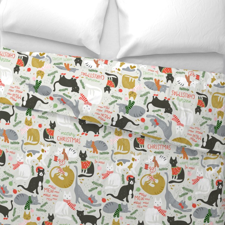 Scared Cats Duvet Covers for Sale