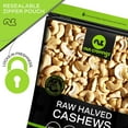 thumbnail image 3 of Nut Cravings Unsalted Cashews, Raw Halves & Pieces, Shelled (80oz - 5 lbs), 3 of 10