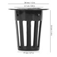 thumbnail image 4 of 100Pcs Net Slit Pots ,Greenhouse Hydroponics Mesh Pot Soilless Cultivation Plant Flower Growing Basket Planting Cups Mesh Pot  Net Cup Basket Hydroponic Planting Cups, 4 of 8