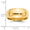 thumbnail image 3 of Primal Gold 14 Karat Yellow Gold 8mm Standard Comfort Fit Band Size 13, 3 of 5