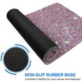 thumbnail image 4 of Work in Style with a Pink Mouse Pad Featuring an Inspirational Quote - Large 31.5x11.8in Desk Mat, Keyboard Pad, Laptop Protector, Adorable Pink Desk Accessories, 4 of 7