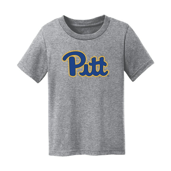 Infant Chad & Jake Heather Gray Pitt Panthers Primary Logo T-Shirt