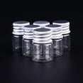 thumbnail image 4 of 25pcs 5ml Glass Storage Bottles Aluminum Wish Jars Mini Glass Bottles Transparent Bottles, 4 of 8