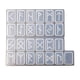 thumbnail image 2 of Ounissouiy Tear-resistant Rune Stone Mold Energy Symbol Gift Letter Jewelry Mould Smooth Mold Reusable Casting Resin Lightweight Stencil Type3 NO3 Ounissouiy HA016506-00, 2 of 6