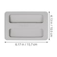 thumbnail image 2 of YOSADIER Toaster Protective Cover, Grey Silicone, Easy Maintenance, Heat Insulation, Modern Design, 3Pcs, 2 of 7