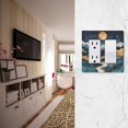 thumbnail image 5 of Yayeee Rocker Switch Wall Plate 1-Gang 4.6"x2.9" Home Decorative Outlet Cover, Green Mountains, 5 of 6