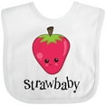 thumbnail image 3 of Inktastic Cute Strawberry Strawbaby Boys or Girls Baby Bib, 3 of 4