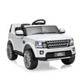 thumbnail image 1 of Coche eléctrico para niños 12V, juguete para montar 4.5 MPH para edades 3-8, con control remoto parental, reproductor de música, MP3, luces LED (blanco), 1 of 7