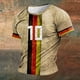thumbnail image 4 of Playeras De Hombre Camiseta Informal De Verano De Manga Corta Con Cuello Redondo Y Estampado De Letras Y Caras Para Hombre, 4 of 6