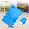 thumbnail image 4 of Fintie Case for for Alcatel Joy Tab 2 Tablet 8-inch 2020 Release (Model: 9032Z),[Built-in Kickstand] Anti Slip Kids Friendly Shockproof Silicone Protective Cover,Blue, 4 of 8