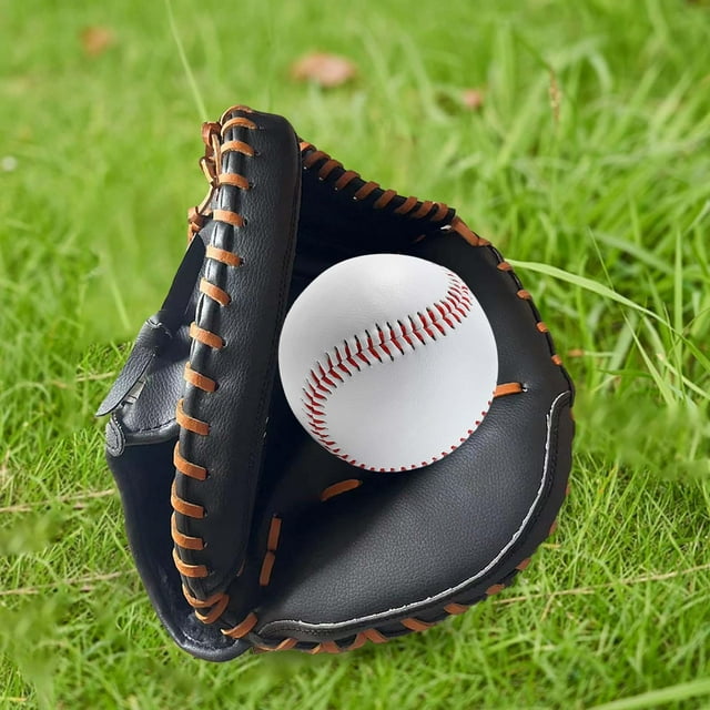 Guante de receptor de béisbol Cola de 12,5'' para mano izquierda Marrón oscuro