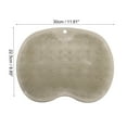 thumbnail image 4 of Unique Bargains Foot Massager Scrubber Shower Foot Clean Massager Scrubber Brown 11.81"x8.85", 4 of 6