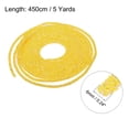 thumbnail image 2 of Unique Bargains 5 Yard 6mm Glitter Sequins Rope Sequins Rhinestone Tube Cord for DIY Clothing Jewelry Yellow, 2 of 5