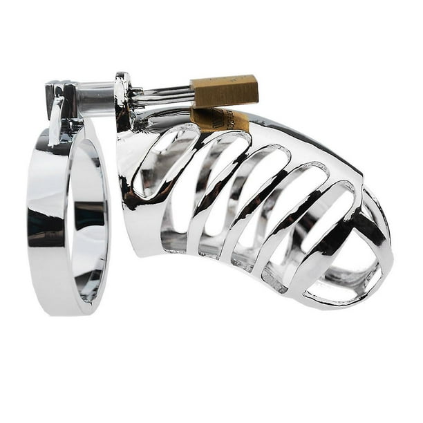 50mm Dispositivo de castidad masculino con jaula de castidad de acero inoxidable