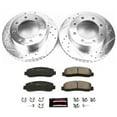 thumbnail image 3 of PowerStop Front Z23 Evolution Sport Carbon-Fiber Ceramic Brake Pad and Drilled & Slotted Rotor Kit Fits: FORD Select Models K1781, 3 of 10