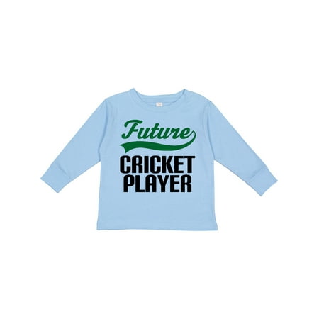 

Inktastic Future Cricket Player Gift Toddler Boy Girl Long Sleeve T-Shirt