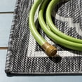thumbnail image 4 of SAFAVIEH Courtyard Claudia Geometric Indoor/Outdoor Area Rug, Black Charcoal, 8' x 10', 4 of 9