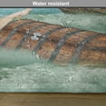 thumbnail image 6 of Ambesonne Antique Place Mats Set of 4, Old Trunk Ocean Waves, Standard Size, Mint Green Pale Caramel, 6 of 6