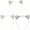 As shown, variant on LOLIPPYY 3-Pack Cat Ear Headbands with Sparkling Crystal Rhinestones, Stylish Hair Accessories for Girls Teens and Kids