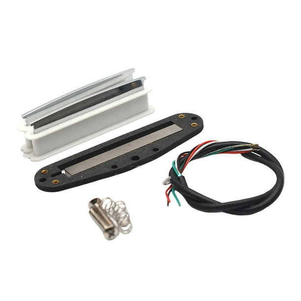 Mini Humbucker Pickup Ligero Compacto Fácil de instalar Robusto Magnético Doble Blanco