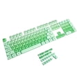 thumbnail image 2 of BELOVING Keycaps Set Comfortable Typing Portable Sturdy Lightweight Replacement Gifts Green, 2 of 8