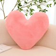 thumbnail image 6 of VOTRUDI Valentine's Day Pink Heart Shaped Pillow - Soft Plush Decorative Throw Pillow for Living Room, Sofa, Kids Room - Machine Washable 15.7x13.8in, 6 of 7