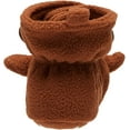 thumbnail image 3 of Hudson Baby Infant and Toddler Boy Cozy Fleece Booties, Moose, 0-6 Months, 3 of 8