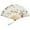 B, variant on Oxodoi Hand Held Fan Bamboo Paper Chinese Style Folding Fan Party Wedding Decorations Supplies