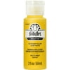 FolkArt Artist Medium Yellow Pigment Acrylic Paint, 2 fl oz