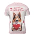thumbnail image 2 of Happy Valentine's Day Shetland Sheepdog Brings Love Heart All Over Print 3D Shirt Unisex Merch Sheltie Dog Lover Gifts - 02028, 2 of 6
