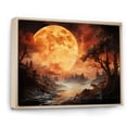 thumbnail image 2 of Designart "Glowing Amber Venus The Evening Star II" Venus Floater Framed Wall Art Print, 2 of 7