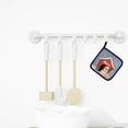 thumbnail image 3 of Dog House Collection Shih Tzu Red White Pair of Pot Holders, 3 of 3
