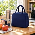 thumbnail image 7 of Kieccall Lunch Bag with Handle Portable Lunch Tote Bag for Work Picnic Food Storage Gift, 7 of 7
