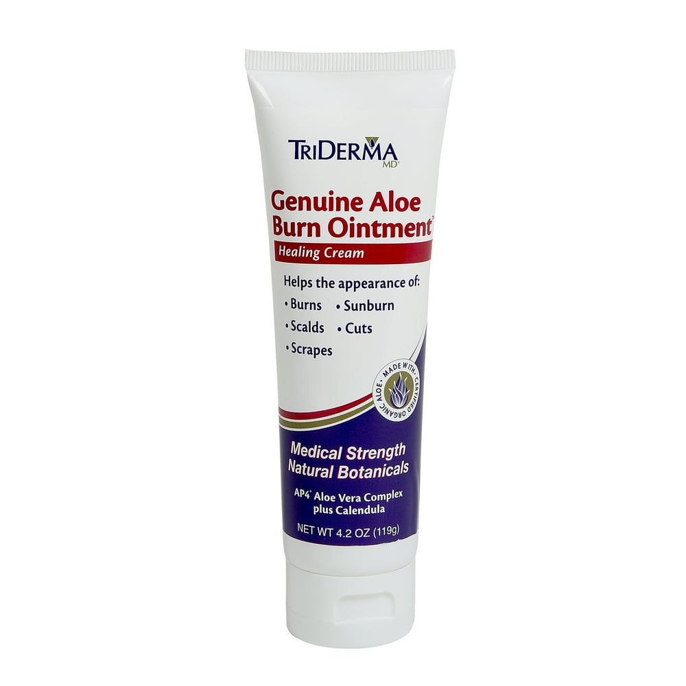 TriDerma® Genuine Aloe Burn Ointment™ Helps Speed Healing and Soothe