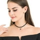 thumbnail image 2 of Gargantilla corta con forma de Luna Negra para mujer, collar decorativo con temperamento elegante, color negro, 1 unidad, 2 of 6